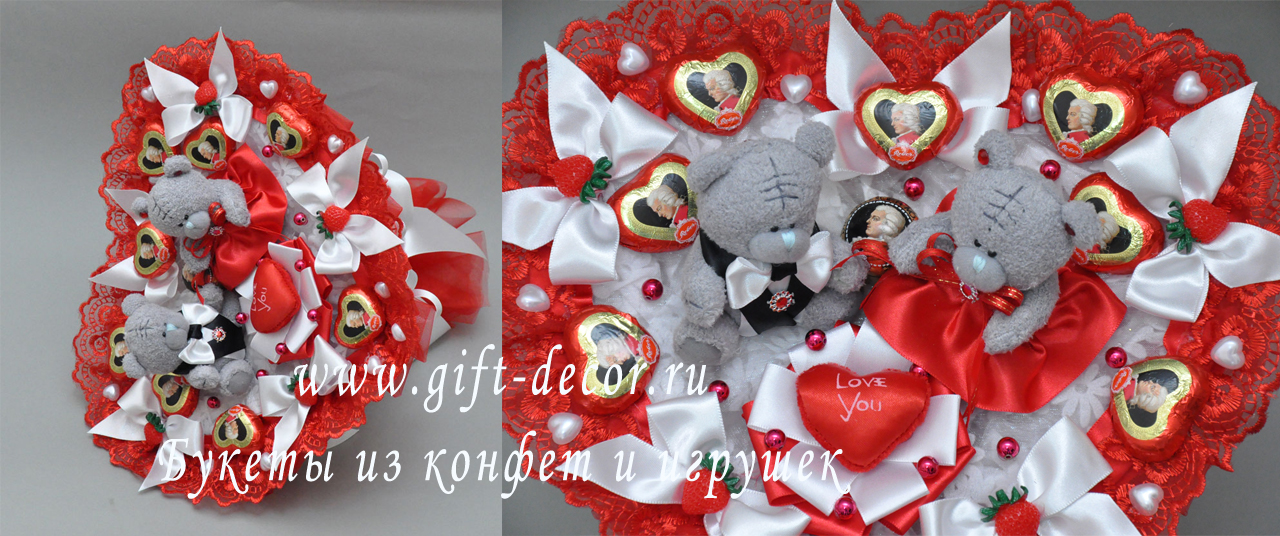 Подарки из игрушек своими руками 62