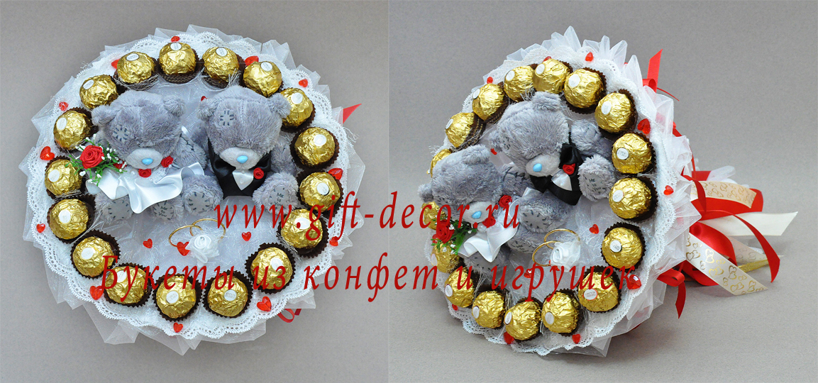 Поделки из мягкой игрушки и конфет Поделки из мягкой игрушки и конфет