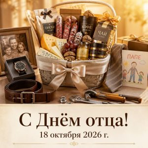 Подарки на День отца 18 октября 2026 г.