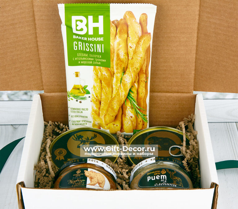 Набор на 23 февраля с деликатесами из дичи