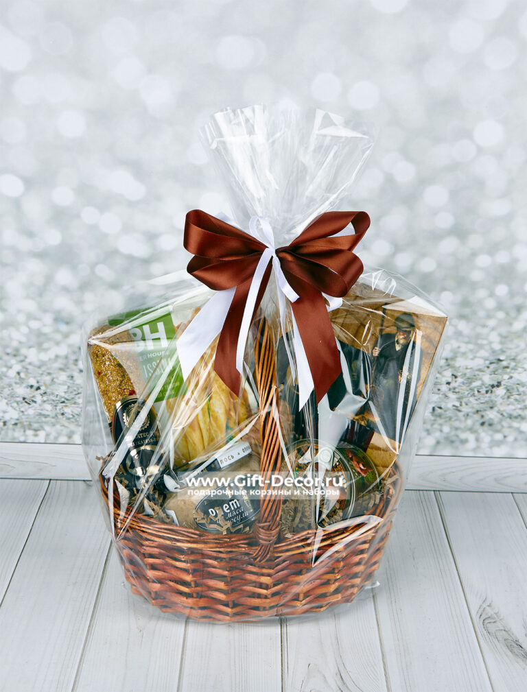 Корзина с дичью «Охотничий трофей» | Паштет из медведя, косуля, лось | Gift-Decor