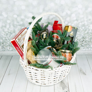 Подарочная корзина «Сибирская сафари и европейский шарм» | Деликатесы из дичи и мяса | Новогодний подарок 2026