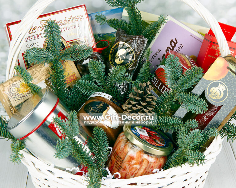 Подарочная корзина «Сибирская сафари и европейский шарм» | Деликатесы из дичи и мяса | Новогодний подарок 2026