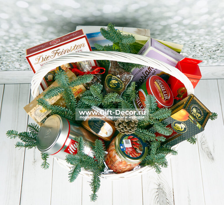 Подарочная корзина «Сибирская сафари и европейский шарм» | Деликатесы из дичи и мяса | Новогодний подарок 2026