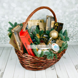 Новогодняя гастрономическая корзина «Царская трапеза»