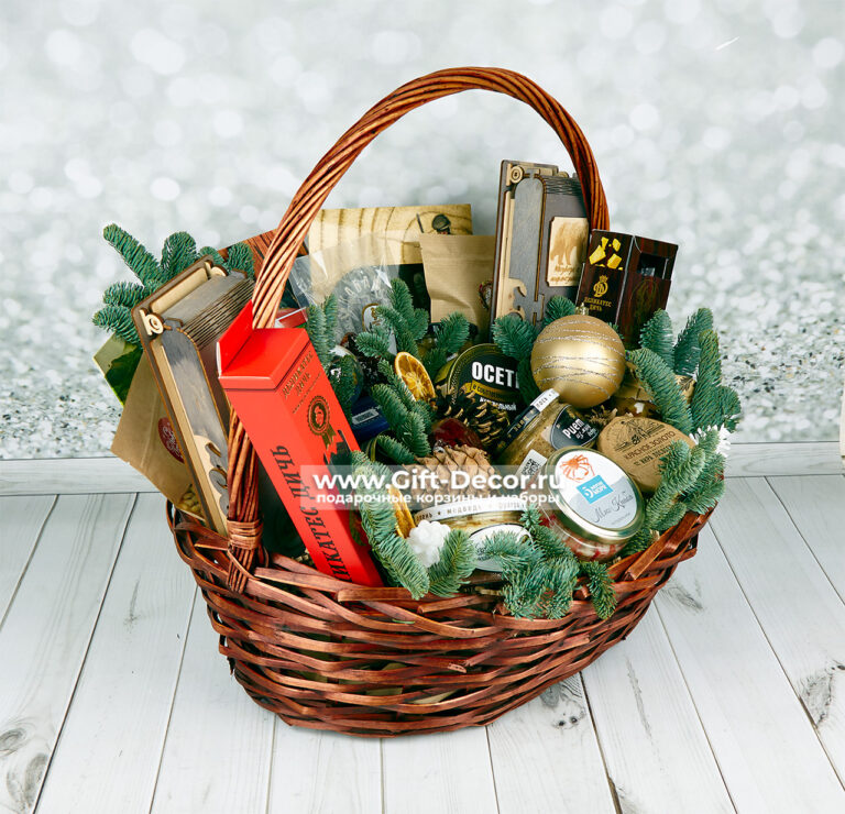 Новогодняя гастрономическая корзина «Царская трапеза»