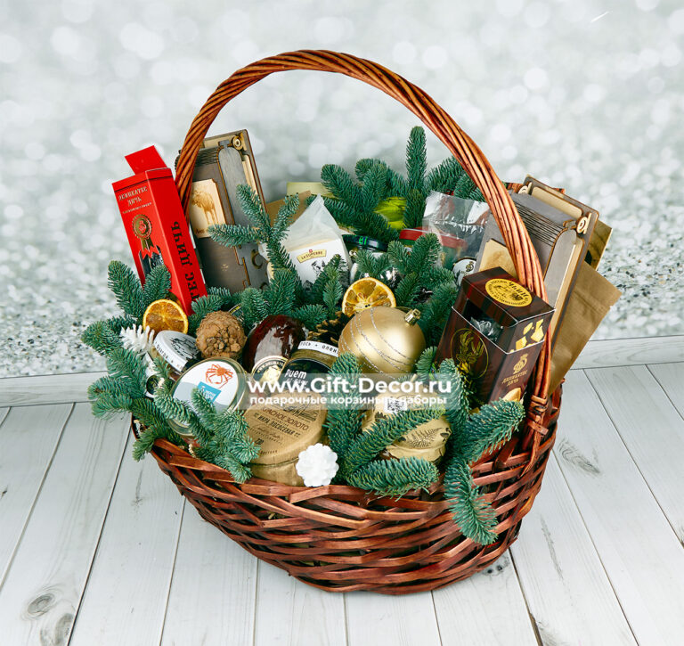 Новогодняя гастрономическая корзина «Царская трапеза»