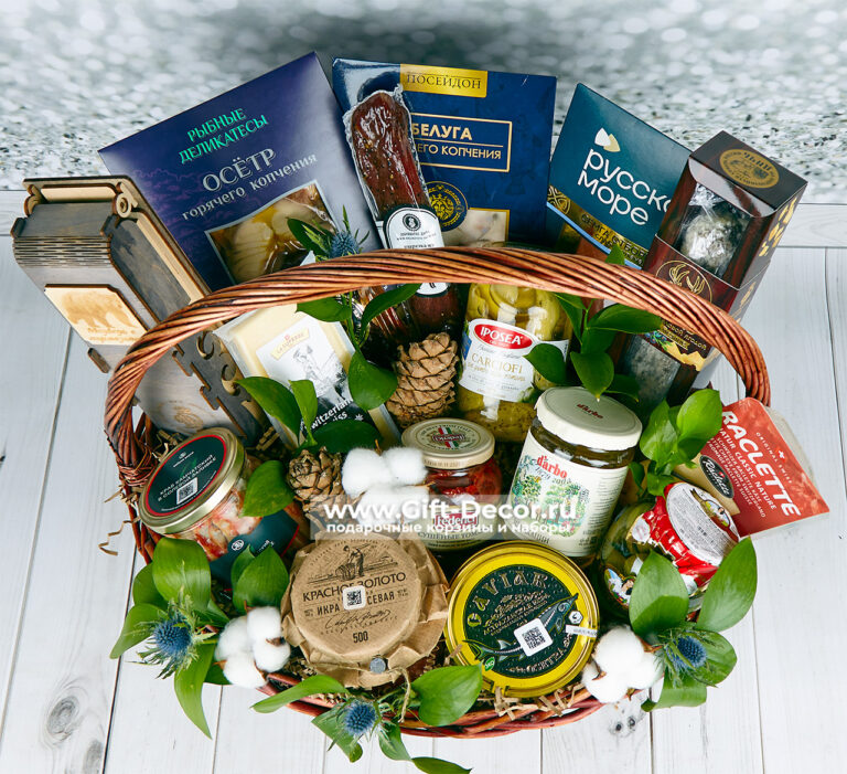 Купить статусный подарок «Мастерская вкуса» с икрой и мясом дичи в Москве | Gift-Decor.ru