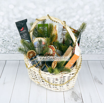 Новогодняя корзина "Вкусная зима"
