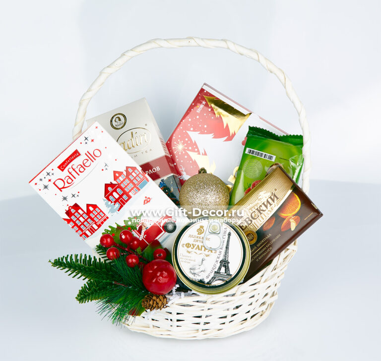 Подарочная корзина «Французский Новый Год» с фуагрой Подарочная корзина «Французский Новый Год» с фуагрой