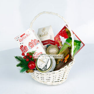 Подарочная корзина «Французский Новый Год» с фуагрой Подарочная корзина «Французский Новый Год» с фуагрой