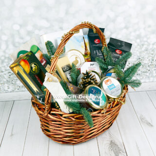 Гастрономическая корзина «Малевич» с крабом и икрой | Подарочный набор для гурманов | gift-decor.ru Гастрономическая корзина «Малевич» с крабом и икрой | Подарочный набор для гурманов | gift-decor.ru