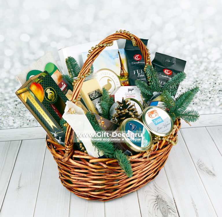 Гастрономическая корзина «Малевич» с крабом и икрой | Подарочный набор для гурманов | gift-decor.ru Гастрономическая корзина «Малевич» с крабом и икрой | Подарочный набор для гурманов | gift-decor.ru