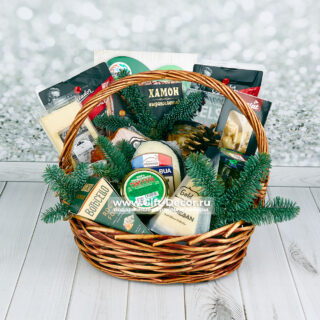 Гастрономическая корзина «Рождество 2026» – Создайте идеальную сырную тарелку