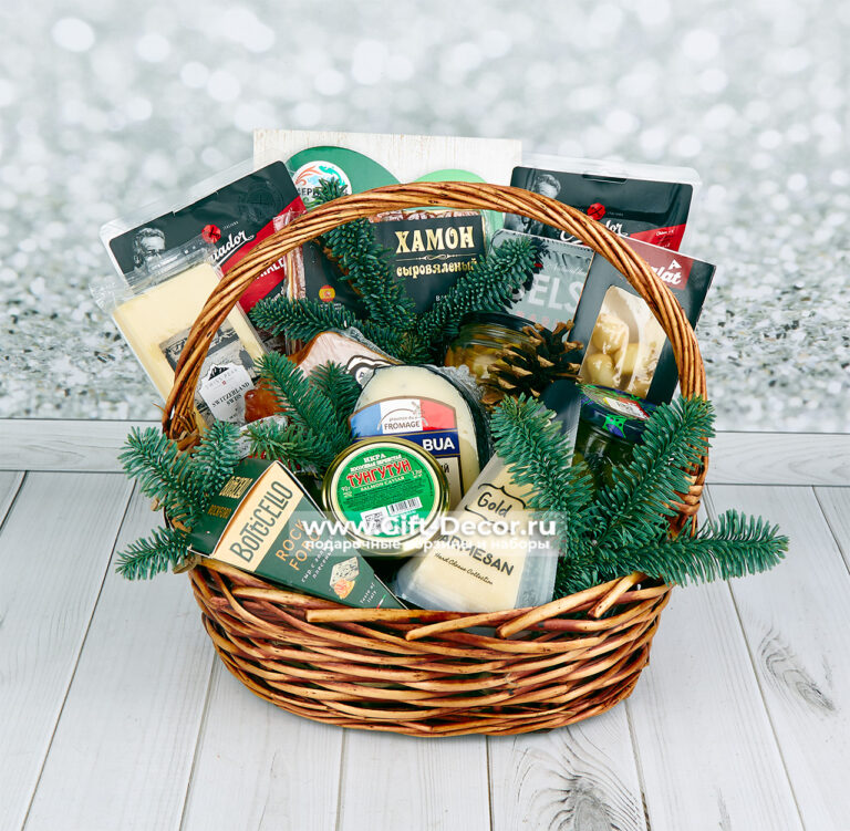 Гастрономическая корзина «Рождество 2026» – Создайте идеальную сырную тарелку