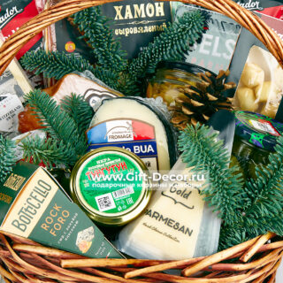 Гастрономическая корзина «Рождество 2026» – Создайте идеальную сырную тарелку