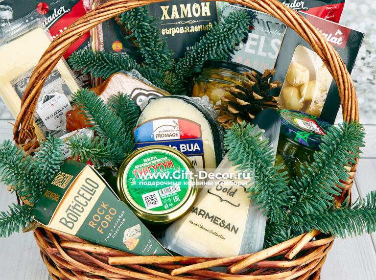 Гастрономическая корзина «Рождество 2026» – Создайте идеальную сырную тарелку