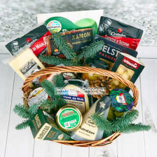 Гастрономическая корзина «Рождество 2026» – Создайте идеальную сырную тарелку