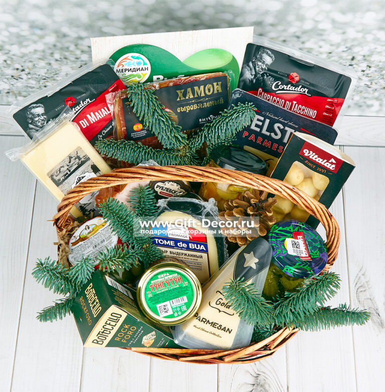 Гастрономическая корзина «Рождество 2026» – Создайте идеальную сырную тарелку