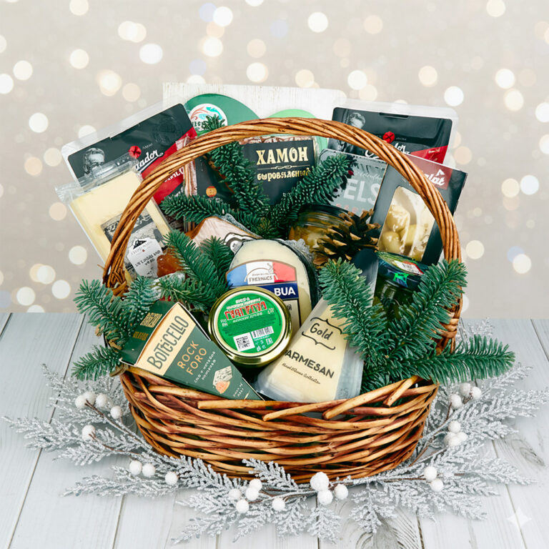 Гастрономическая корзина «Рождество 2026» – Создайте идеальную сырную тарелку