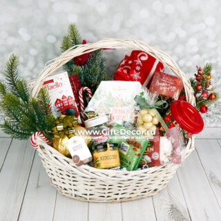 Новогодний подарок с пледом «Ferrero» – Создайте настроение уюта и сладкого наслаждения