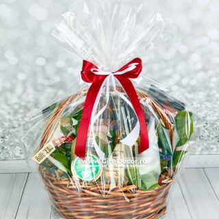 Гастрономическая корзина «Ноябрь» с сырами и мясной нарезкой | Подарок