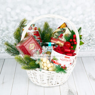 НОВОГОДНЯЯ КОРЗИНА «МАРИЯ» С ЧАЕМ И СЛАДОСТЯМИ | Подарочный набор на Новый год 2026 | Gift-Decor.ru НОВОГОДНЯЯ КОРЗИНА «МАРИЯ» С ЧАЕМ И СЛАДОСТЯМИ | Подарочный набор на Новый год 2026 | Gift-Decor.ru