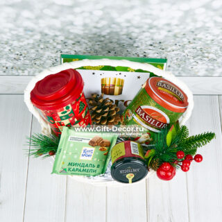 НОВОГОДНЯЯ КОРЗИНА «СОФЬЯ» С КОНФЕТАМИ MERCИ | Подарок на Новый год 2026 | Gift-Decor.ru НОВОГОДНЯЯ КОРЗИНА «СОФЬЯ» С КОНФЕТАМИ MERCИ | Подарок на Новый год 2026 | Gift-Decor.ru