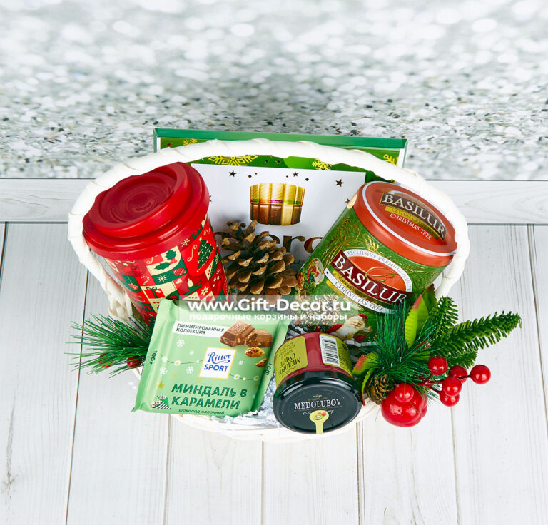 НОВОГОДНЯЯ КОРЗИНА «СОФЬЯ» С КОНФЕТАМИ MERCИ | Подарок на Новый год 2026 | Gift-Decor.ru НОВОГОДНЯЯ КОРЗИНА «СОФЬЯ» С КОНФЕТАМИ MERCИ | Подарок на Новый год 2026 | Gift-Decor.ru