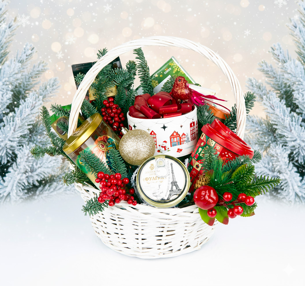 Кофе Гватемала чай Richard в новогодней банке многоразовый стакан подарок