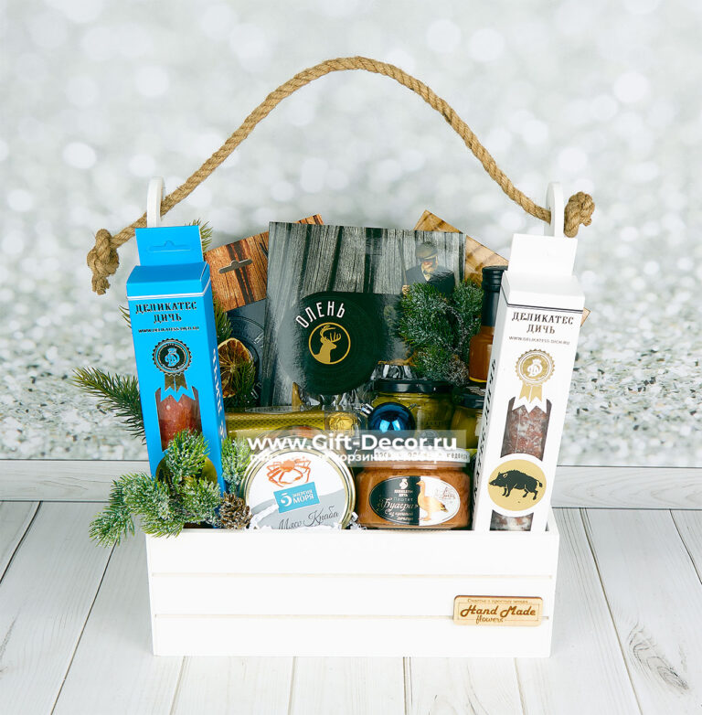 Купить Бокс «Фазан и Краб» | Деликатесы из дичи и краба | Подарок начальнику | Новогодний набор 2026 | Gift-Decor.ru