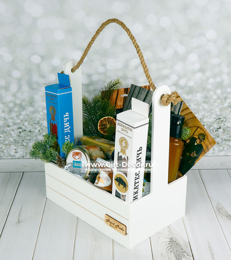 Купить Бокс «Фазан и Краб» | Деликатесы из дичи и краба | Подарок начальнику | Новогодний набор 2026 | Gift-Decor.ru