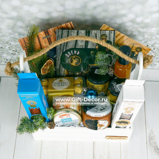 Купить Бокс «Фазан и Краб» | Деликатесы из дичи и краба | Подарок начальнику | Новогодний набор 2026 | Gift-Decor.ru