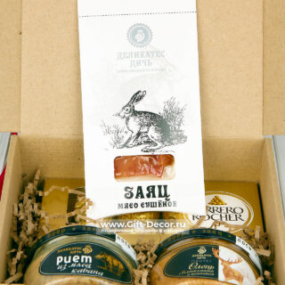 🎁 Новогодний подарочный бокс «Зайка моя» — Гастрономическое путешествие в зимний лес