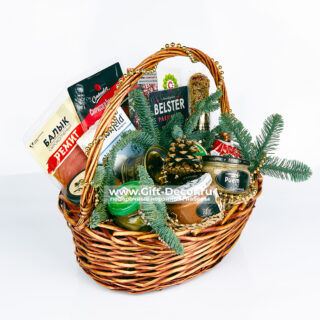 Гастрономическая корзина «Посиделки под куранты» | Подарок с олениной и фуагрой | Новый год 2026 Гастрономическая корзина «Посиделки под куранты» | Подарок с олениной и фуагрой | Новый год 2026