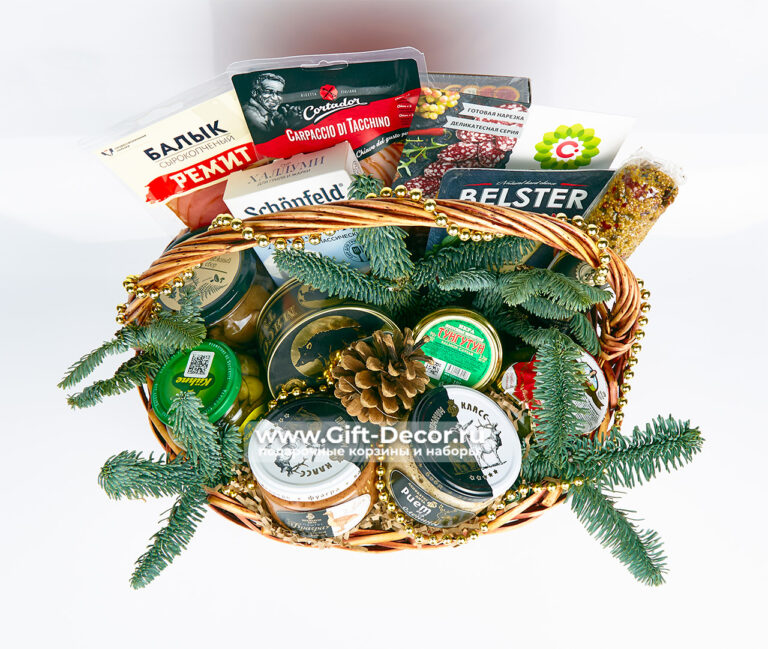 Гастрономическая корзина «Посиделки под куранты» | Подарок с олениной и фуагрой | Новый год 2026 Гастрономическая корзина «Посиделки под куранты» | Подарок с олениной и фуагрой | Новый год 2026