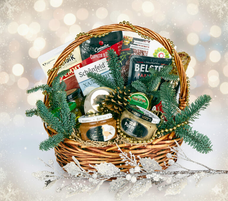 Гастрономическая корзина «Посиделки под куранты» | Подарок с олениной и фуагрой | Новый год 2026 Гастрономическая корзина «Посиделки под куранты» | Подарок с олениной и фуагрой | Новый год 2026