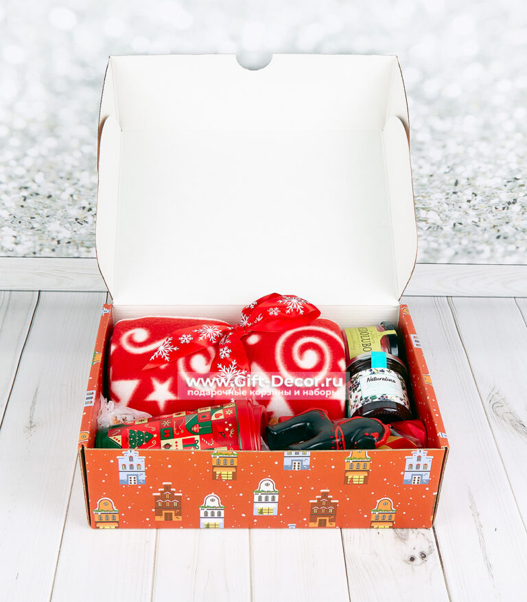 Подарочный набор «Вечер с пледом» Подарочный набор «Вечер с пледом»