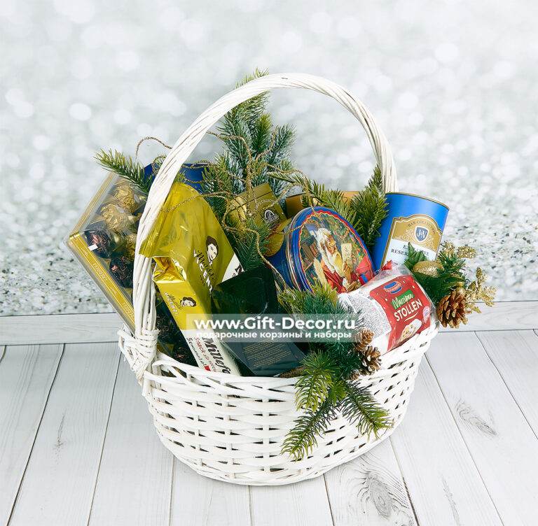 Подарочная корзина «Время чудес» на Новый год 2026 | Купить Подарочная корзина «Время чудес» на Новый год 2026 | Купить