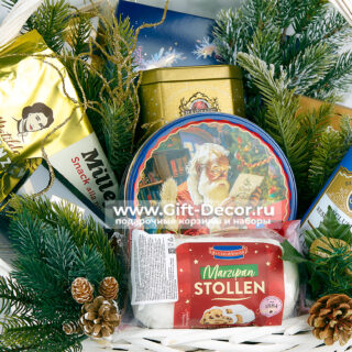 Подарочная корзина «Время чудес» на Новый год 2026 | Купить Подарочная корзина «Время чудес» на Новый год 2026 | Купить