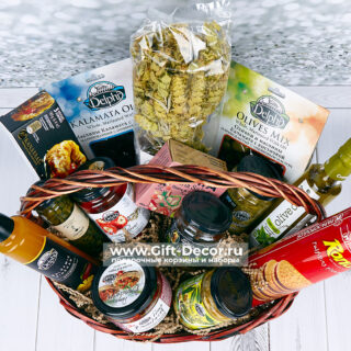 Подарочная корзина “С Греческими продуктами”