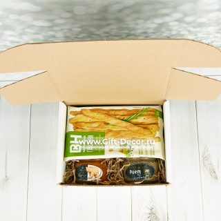 Набор мясных деликатесов из дичи в подарочной коробке — Бобр, Лось, Олень, Медведь | Гифт-Декор-2
